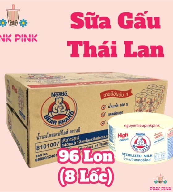 [ Thùng ] Sữa Tươi Nestle gấu lùn 140ml