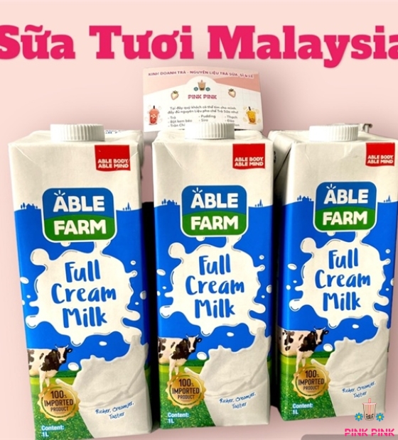 [ Thùng ] SỮA TƯƠI ABLE FARM 1L