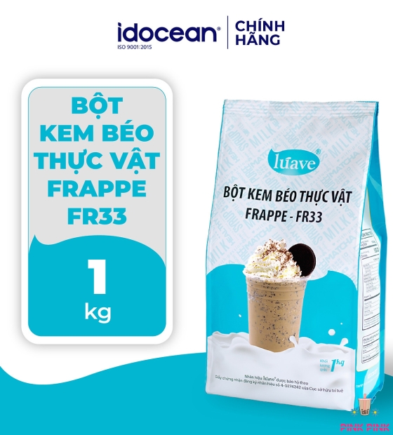 Bột Kem Béo Thực Vật Frappe FR33 - LÚAVE - 1kg