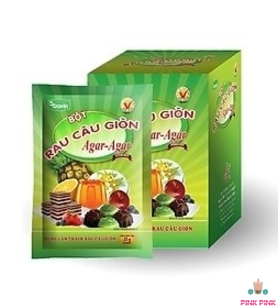 BK BỘT RAU CÂU GIÒN HOÀNG YẾN 25G (hộp)