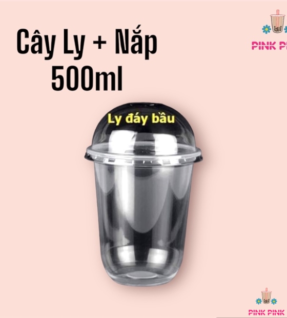 DC CÂY LY PET 500 + NẮP CẦU ( FI 93 )