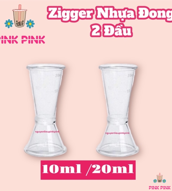 DỤNG CỤ JIGGER - LY ĐONG 2 ĐẦU LOẠI INOX - 10/20ML