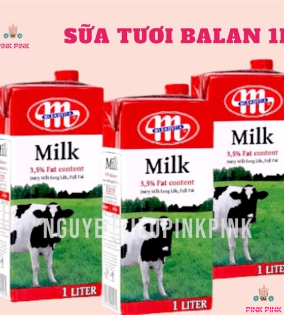 [ Thùng ] SỮA TƯƠI MLEKO BALAN 1L