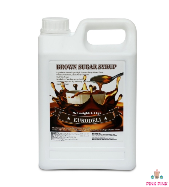 Siro Đường Đen EuroDeli  - Brown Sugar Syrup 2,5kg