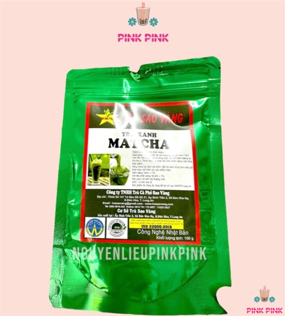 BH BỘT MATCHA SAO VÀNG 100G