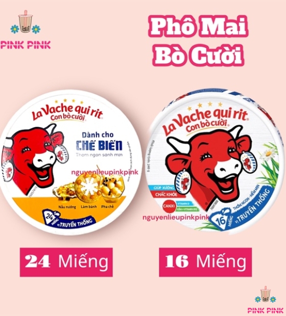 PHÔ MAI CON BÒ CƯỜI - LOẠI:3 LỚP - 24 Miếng