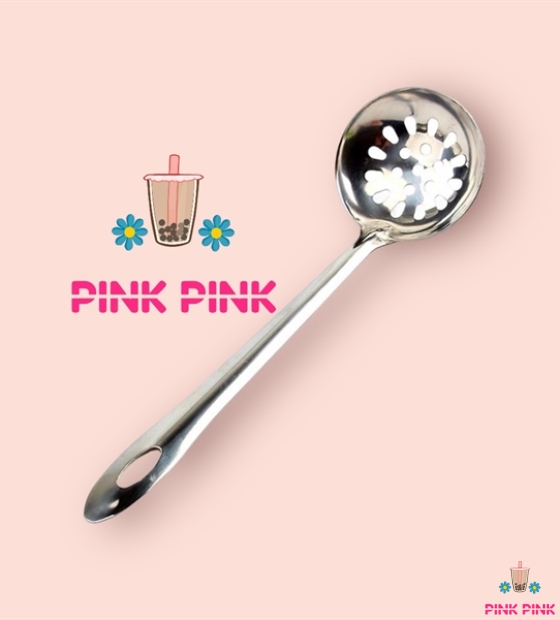 VỢT - VÁ MÚC TOPPING , TRÂN CHÂU (cán inox dài 28cm, đk 7)