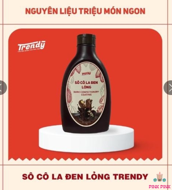 Sốt Trendy Socola Đen Lỏng 1kg
