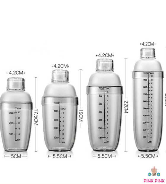 BÌNH LẮC - SHAKER NHỰA CHIA VẠCH 530ML