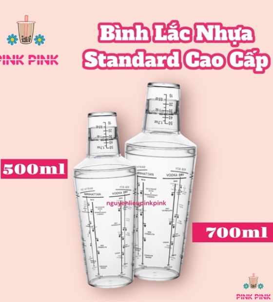 DCPC- BÌNH LẮC NHỰA STANDARD CAO CẤP 500ML