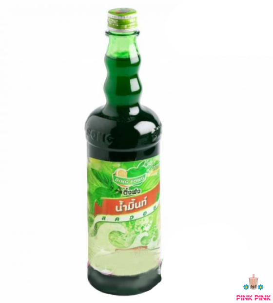SYRUP DING FONG THÁI LAN BẠC HÀ 760ML