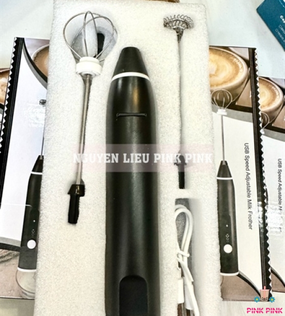 DCPC - MÁY ĐÁNH TRỨNG - TẠO BỌT CÀ PHÊ CẦM TAY 3 CẤP ĐỘ