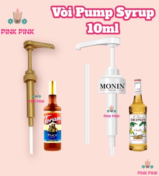 DCPC VÒI BƠM - PUMP SIRO 10ML LOẠI MONIN