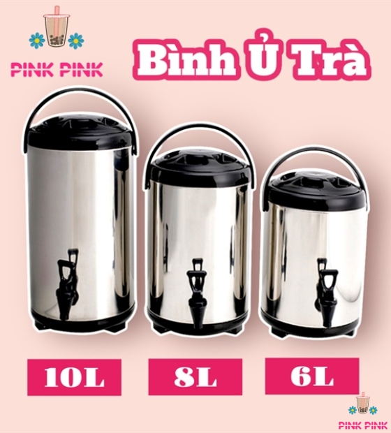 BÌNH Ủ TRÀ 8L INOX CAO CẤP 304