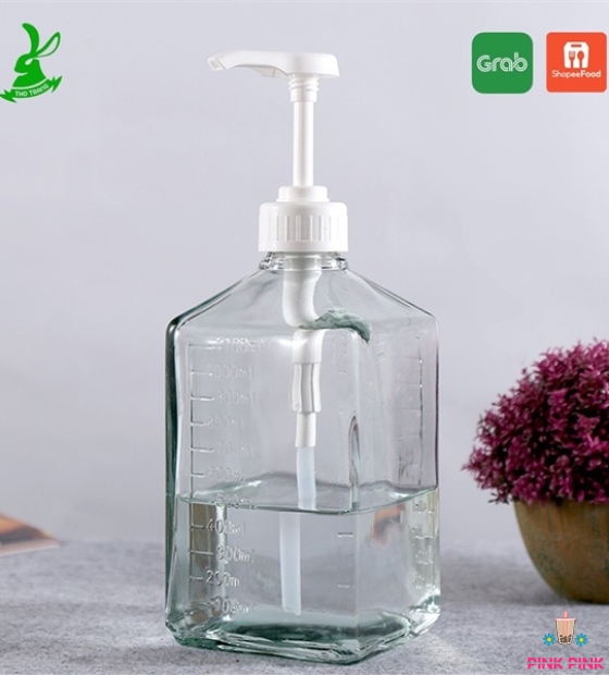 BÌNH ĐỰNG SIRUP THUỶ TINH