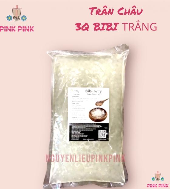 Trân châu 3Q Bibi JELLY Trắng 