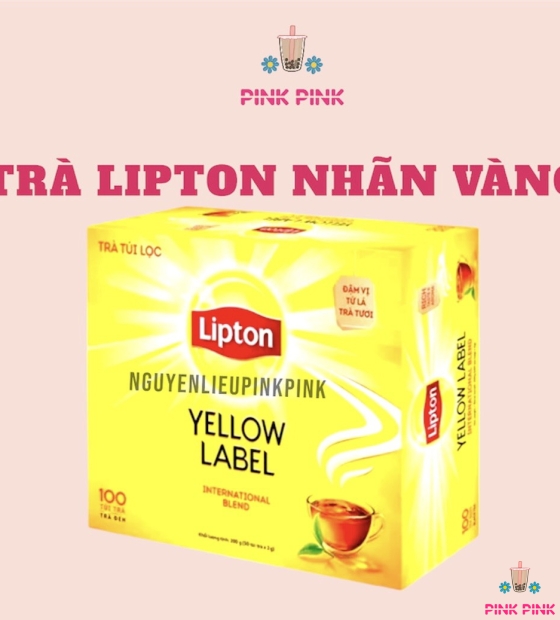 Trà Lipton Nhãn Vàng 100 Gói