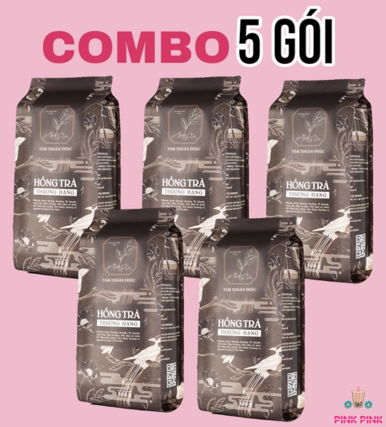 COMBO 5 GÓI HỒNG TRÀ THƯỢNG HẠNG TÂM THUẬN PHÚC (2,5KG)
