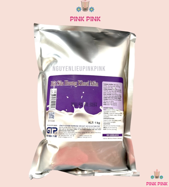 Bột Sữa Khoai Môn Cao Cấp GTP (1kg/túi)